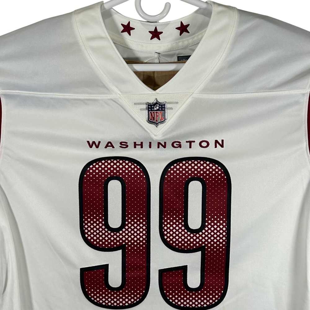 Nike Stitched‎ Chase Young Washington Commanders NFL Jersey White 99 Mens XL New